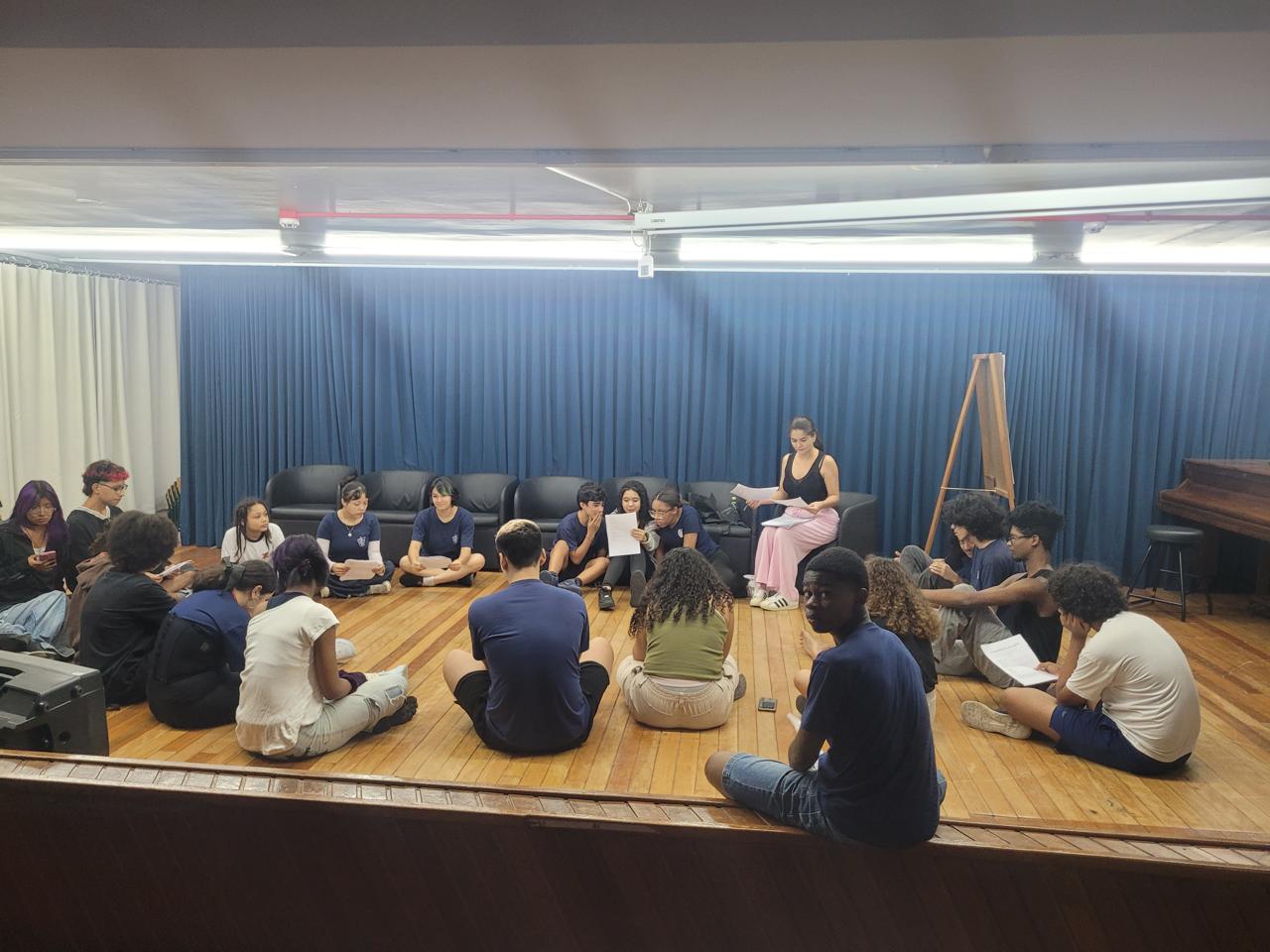 Registro do projeto de Teatro