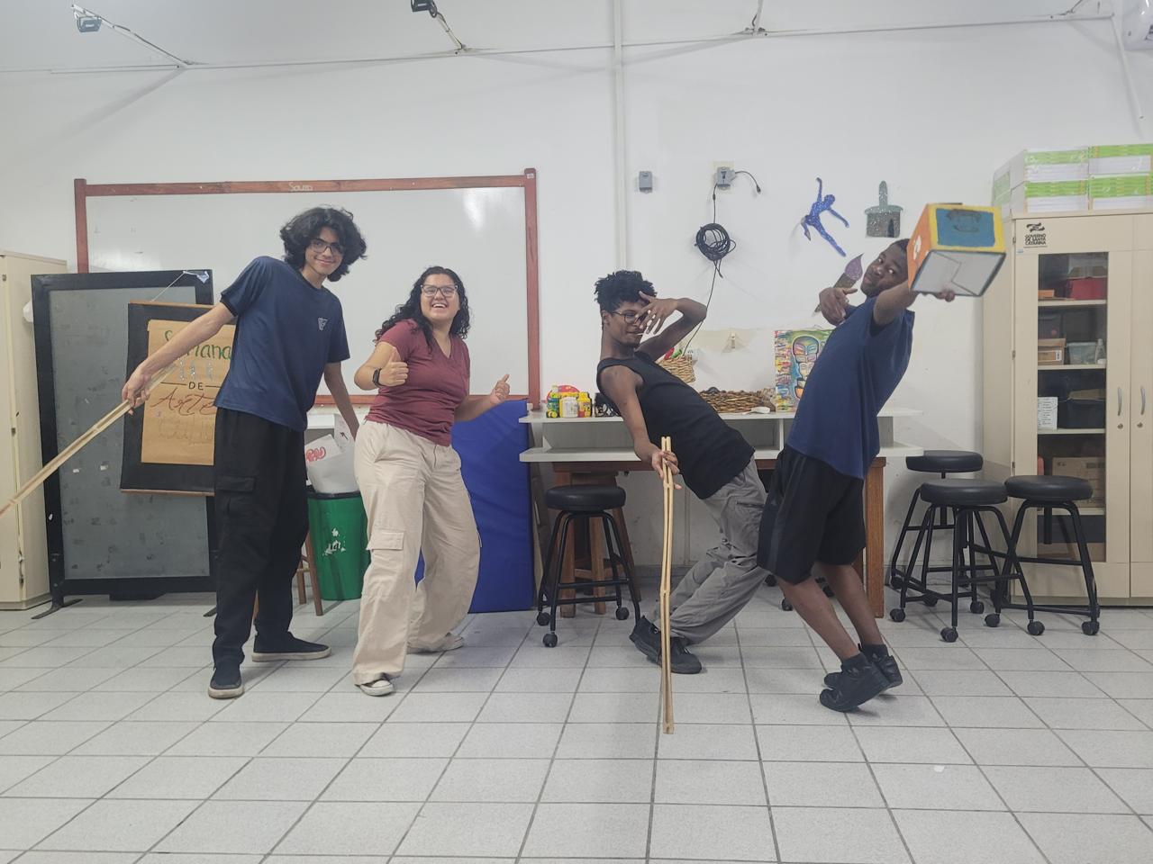 Registro do projeto de Teatro