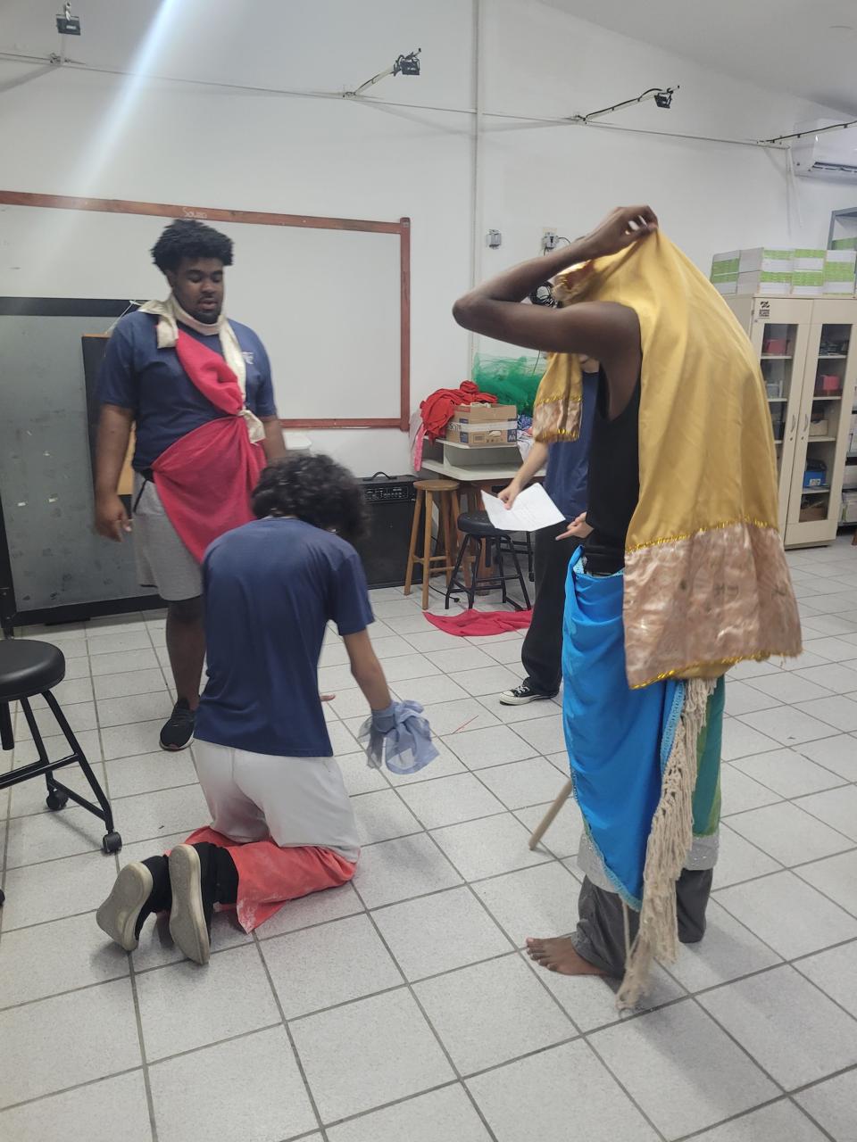 Registro do projeto de Teatro
